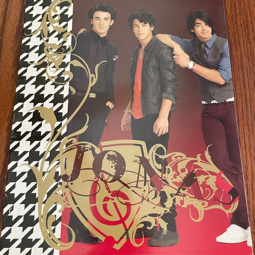 Lot of Four Never Used Jonas Brothers Pocket Folders from the mid 2000s